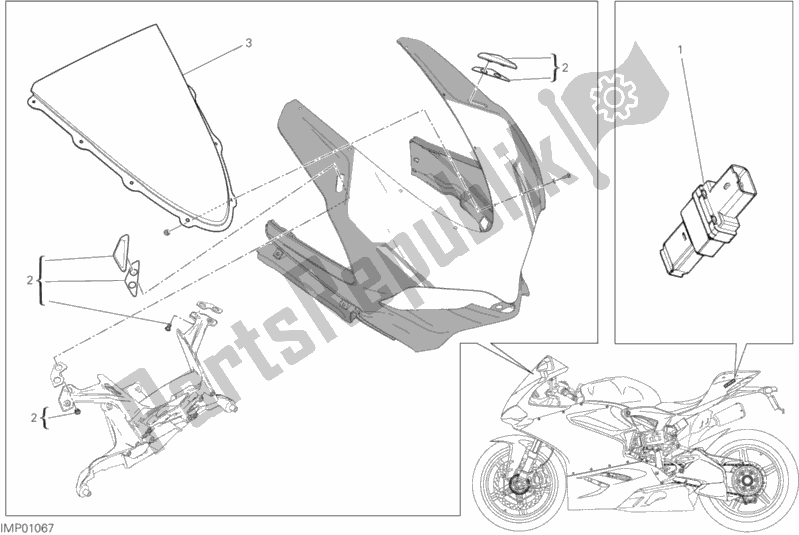 Tutte le parti per il Accessori del Ducati Superbike 1299R Final Edition USA 2018
